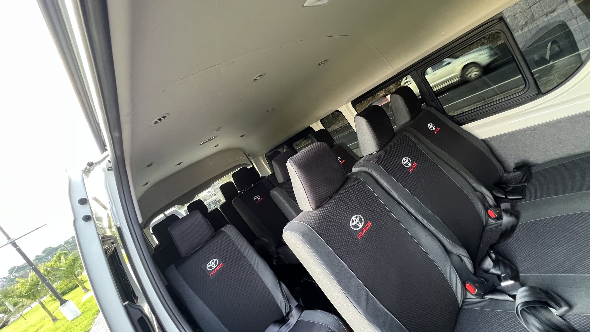 Asientos cómodos Hiace